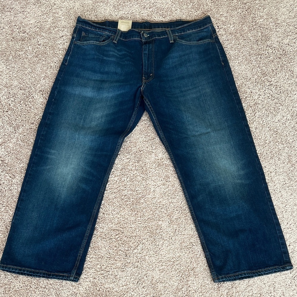 Levi's Men's Straight Jeans - Dark Blue